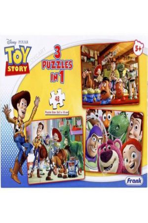 Toy Story 3 IN 1 Frank Puzzle